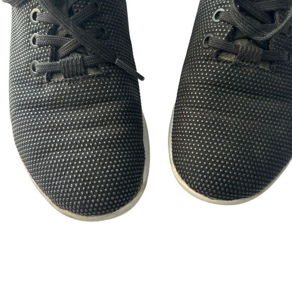 NoBull Canvas Trainer Black Low Top Lace Up Crossfit women’s 8 reflective shoe - Picture 2 of 9